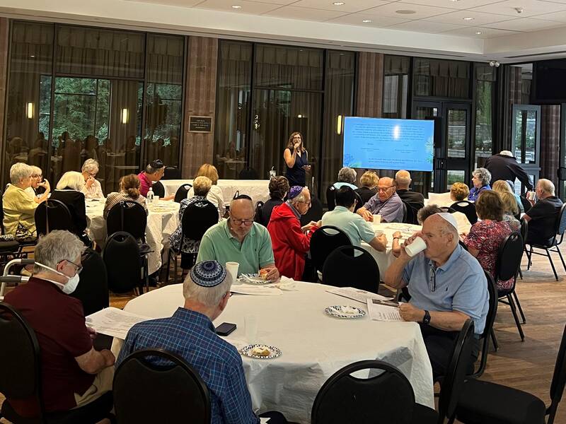 		                                		                                <span class="slider_title">
		                                    The second summer of Brunch and Learn with Temple Beth Shalom was a standout program		                                </span>
		                                		                                
		                                		                            		                            		                            